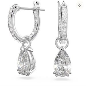 NEW Swarovski Millenia hoop earrings Pear